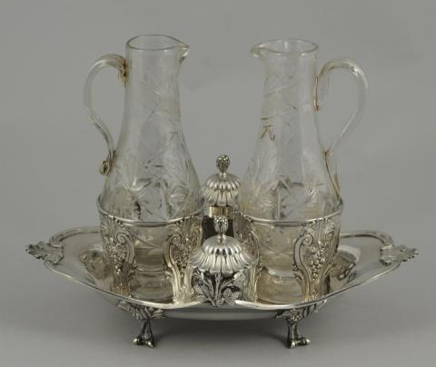 Assiette creuse Madame de Récamier - Gris foncé