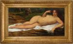 Gustave Courbet (Français, 1819-1877)
Grande baigneuse
(Femme nue couchée au bord de...