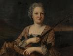 Attribué à Donatien Nonotte (Français, 1708-1785)
Portrait de dame à la...