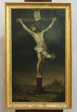 Ecole suisse du XVIIIe siècle
Christ en croix

Toile d'origine signée "C....