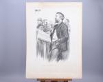 Hector Dumas (Français, 1872-1965)
"Chez Colonne" 1905.

20 lithographies sur chine volant,...