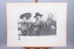 Hector Dumas (Français, 1872-1965)
"Chez Colonne" 1905.

20 lithographies sur chine volant,...