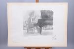 Hector Dumas (Français, 1872-1965)
"Chez Colonne" 1905.

20 lithographies sur chine volant,...