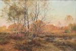 Albert-Gabriel Rigolot (Français, 1862-1932)
Automne à Montigny-sur-Loing, 1892

Toile.
Signée et datée en...