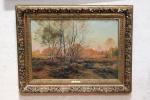 Albert-Gabriel Rigolot (Français, 1862-1932)
Automne à Montigny-sur-Loing, 1892

Toile.
Signée et datée en...