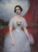 Joseph-Désiré Court (Français, 1797-1865) 
Portrait de Madame Bouhier de l'Écluse,...