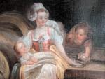 suiveur de Jean-Honoré Fragonard (Français, 1732-1806) 
La bonne mère

Toile.

Haut. 57...