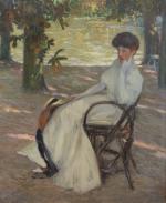 Louis Auguste Dubois (Français, 1846-?) 
Femme au repos, 1907

Toile. 
Signée...