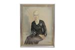 Gaetano de Gennaro (Italien, 1890-1959)
Portrait d'une élégante 

Pastel.
Signé en bas...