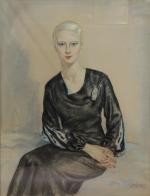 Gaetano de Gennaro (Italien, 1890-1959)
Portrait d'une élégante 

Pastel.
Signé en bas...