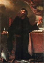 Attribué à JUAN DE VALDES LEAL (1622-1690) : Saint Augustin....