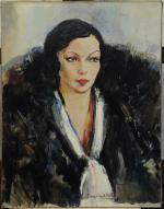 Pierre Ernest KOHL (né à Monaco en 1897)Portrait de femme...