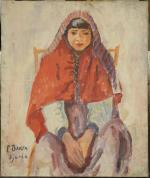 Ladislau BARTA (1902-1961)Tunisienne.Toile signée en bas à gauche et située...