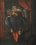 Louis de CAULLERY (1594-1620), entourage de.École FLAMANDE vers 1620.Festivité dans...