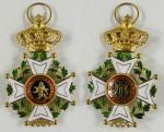 Belgique - ORDRE DE LÉOPOLD, fondé en 1832, CROIX D'OFFICIER...