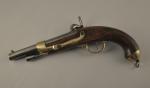 PISTOLET À PERCUSSION DE CAVALERIE MODÈLE 1822 T BIS. Canon...