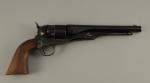 REVOLVER COLT MODEL 1860 ARMY 6 coups calibre 44, plaquettes...