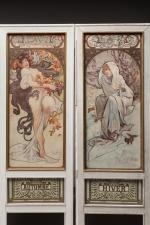Alphonse MUCHA (Ivancice, 1860 - Prague, 1939)Les quatre saisons.Suite de...
