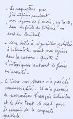 Sylvain Tesson (Français, né en 1972)
"Les raquettes que j'ai utilisées...