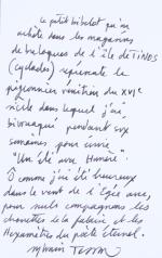Sylvain Tesson (Français né en 1972) 
"Ce petit bibelot qu'on...