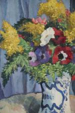 Gaston Balande (Français, 1880-1971) 
Bouquet de fleurs,1963 

Toile.
Signée en bas...