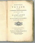 Abbé ROBIN. Nouveau voyage dans l'Amérique septentrionale, en l'année 1781,...