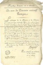 Correspondances reçues par le général Rochambeau ou par le maréchal,...