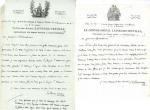 ON JOINT : 2 manuscrits autographes de Latouche-Tréville : Nottes...