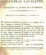 Armée - Correspondances d'officiers généraux Réunion de lettres et rapports...