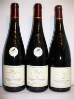 Domaine DUBOIS, Saumur Champigny, 3 bouteilles : 2005, 2005, 1997.