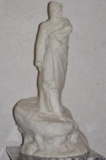 DELAIGUE Victor Constantin (fin XIXème-début XXème). Dante aux Enfers. Sculpture...