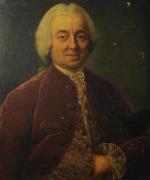 École FRANÇAISE du XVIIIème, entourage de Louis TOCQUÉ (1696-1772).Portrait d'Homme...