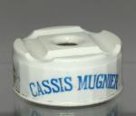 ENCRIER en porcelaine pour le CASSIS MUGNIER, base circulaire et...