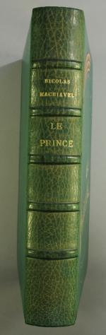 MACHIAVEL. Le Prince. La Tradition, 1948.In-4 pl. mar. décoré. Etui....