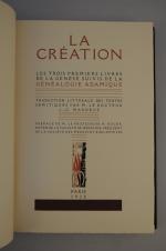MARDRUS. La Création. Les trois premiers livres de la génèse...