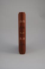 VILLON. Les ballades. Pelletan, 1896.In-4 pl. mar. brun, tr. do...