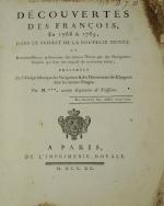 Découvertes des Français , en 1768 et en 1769, dans...