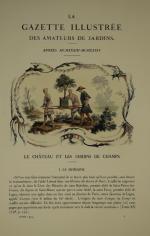 Gazette illustrée des Amateurs de Jardins. 2 vol. in-folio br....