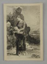 LALAUZE, d'après Gustave MOREAU.Orphée. Eau-forte. 20,5 x 14,5 cm. (d'après...