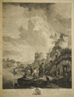 Réunion d'ESTAMPES comprenant :-VAN ARTOIS Jacques (né en 1613). Paysages....