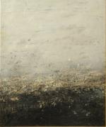 Claude BELLANGER (artiste blésois contemporain).Composition abstraite.Toile, signé et daté 2001...
