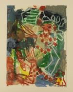Ernesto RIVEIRO (Buenos Aires, 1947).Compositions abstraites.Cinq gouaches sur papier dans...
