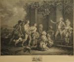 Charles BENAZECH (1767-1794), d'après Le braconnier gracié.Estampe gravée par François-Robert...