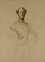 Jean Auguste Dominique INGRES (1780-1867), d'après.Portrait de Ferdinand-Philippe d'Orléans (1810-1842),...