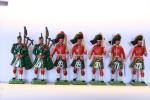 BRITAINS, Grande-Bretagne. The Highlands Regiments. 18 figurines : 7 à...