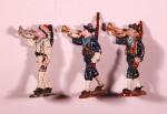 QUIRALU, France. 11 figurines, Marine, Musique, Clairons : 3 tenues...