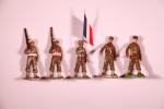 QUIRALU, France. 22 figurines : Clique des tirailleurs nord-africains.Epoque :...