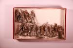 QUIRALU, France. 14 figurines de la Légion étrangère.