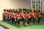 Grande-Bretagne. 26 figurines : Coldstream Guards; Fusil sur l'épaule. Epoque...