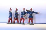 France. 5 figurines. Divers.